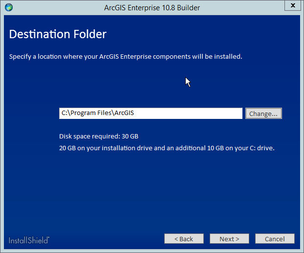 Provide the installation location for ArcGIS Enterprise Builder. Provide the installation location for ArcGIS Enterprise Builder.