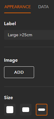 Change button label Change button label