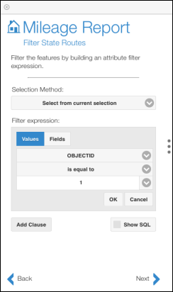 Attribute selection method chosen Attribute selection method chosen